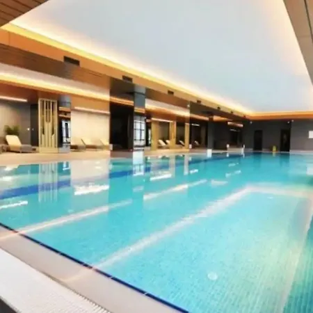 Luxury With Gym And Pool Floor40 شقة اسطنبول